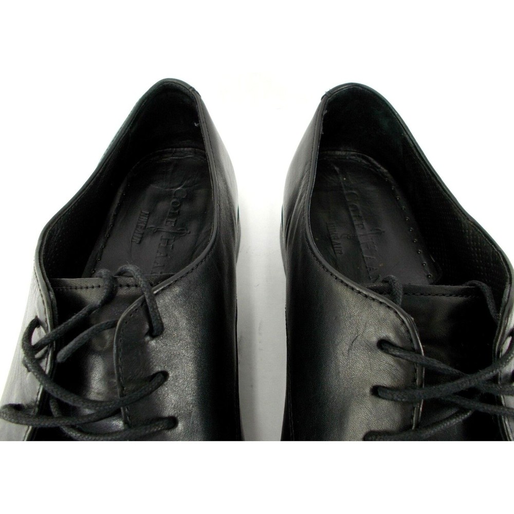 Cole Haan Mens Air Adams Black Dress Oxford Apron Toe Derby C09438 Size 10.5 M - Picture 8 of 11